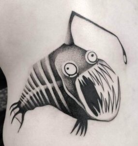 Catfish Tattoo Outline