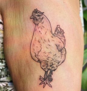 Chicken Feet Tattoo