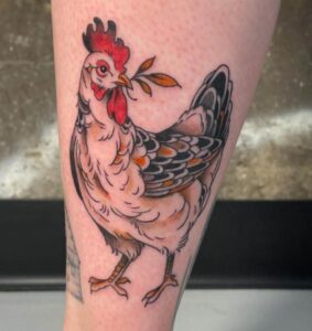 Chicken Leg Tattoos 2