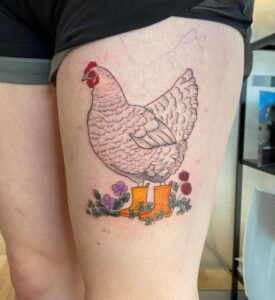 Chicken Leg Tattoos 3