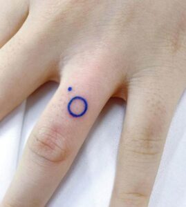 Circle Finger Tattoos