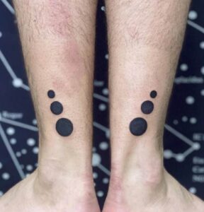 Circle Leg Tattoos 2