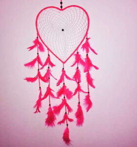 Cute Heart Dreamcatcher Tattoo