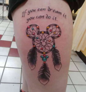 Disney Dreamcatcher Tattoo