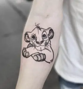 Disney Lion Tattoo