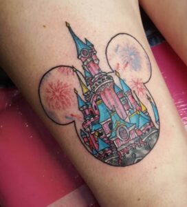 Disney World Castle Tattoo