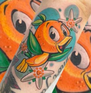 Disney World Orange Bird Tattoo