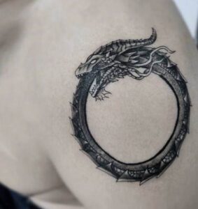 Dragon Circle Tattoo