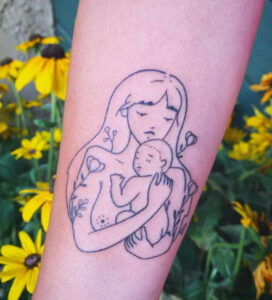 Dreamcatcher Mother Daughter Tattoos 1