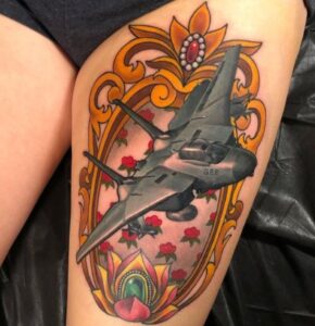 Fighter Jet Tattoo