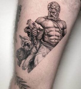 Hercules Leg Tattoos