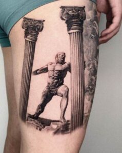 Hercules Leg Tattoos 4