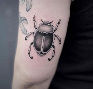 Japanese Beetle Tattoo
