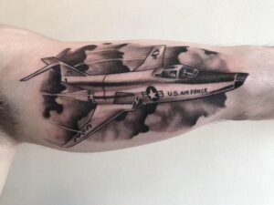 Jet Airplane Tattoo