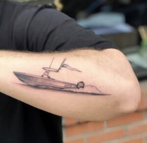 Jet Boat Tattoo