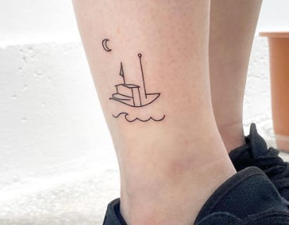 100 Boat Tattoo Designs | Art and Design