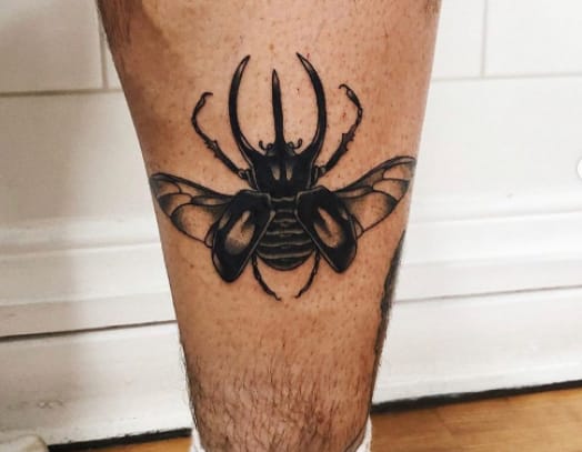 Scarab Beetle Tattoo