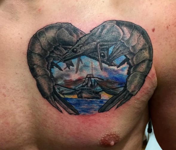 Shrimp Boat Tattoo