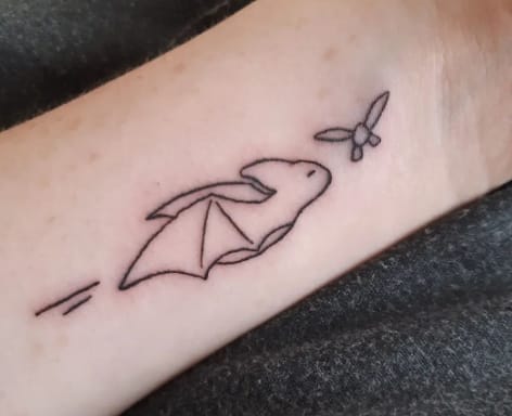 Aggregate 101 about simple bat tattoo best  indaotaonec