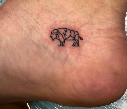 Unusual small buffalo tattoo ideas to make you shine