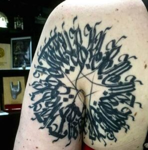 Spell Circle Tattoo