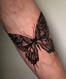 Spy Butterfly Dreamcatcher Tattoo