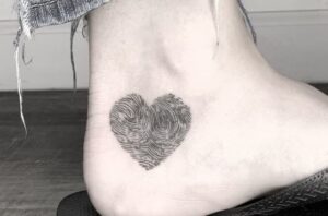 Fingerprint Ankle Tattoo