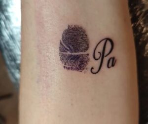 Fingerprint Pa Tattoo