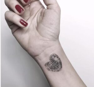 Fingerprint Wrist Tattoo