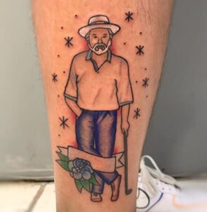 Grandpa Stick Tattoo