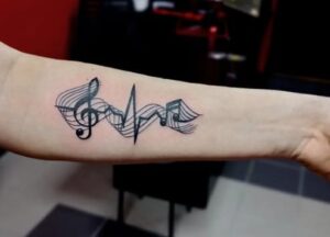 Lifeline Musical Tattoo