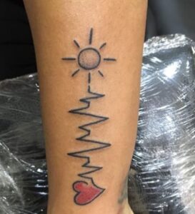 Lifeline Sun Tattoo