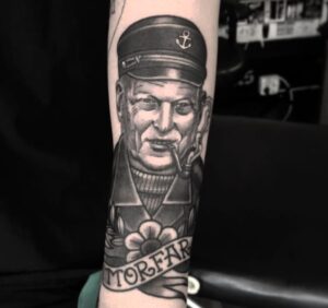 Military Grandpa Tattoo