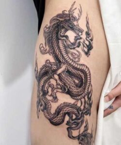 Dragon Smile Tattoo