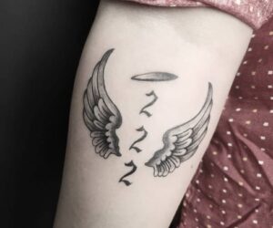222 Angel Tattoo