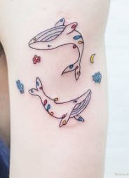 52 hertz whale tattoo