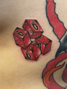 D20 20 Sided Gaming Gamer Dice Critical Fail Water Resistant Temporary  Tattoo Set Fake Body Art Collection  Red  Walmartcom