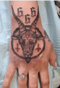 666 tattoo church