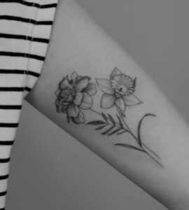 Black & White Arm Tattoo