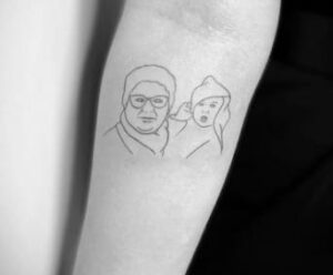 Grandma Minimal Tattoo
