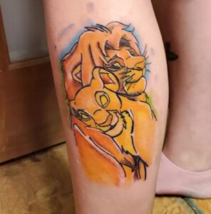 Lion King Father Son Tattoo
