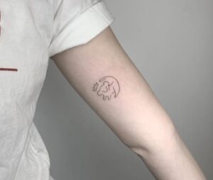 Lion King Simple Tattoo