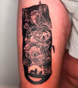 Lion King Tattoo For Guys