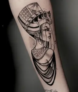 cleopatra queen tattoo