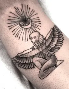 cleopatra wings tattoo