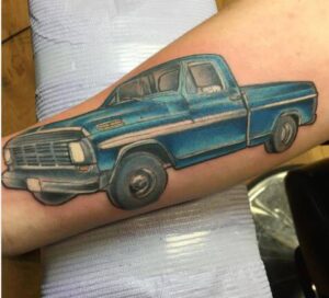 ford truck tattoo