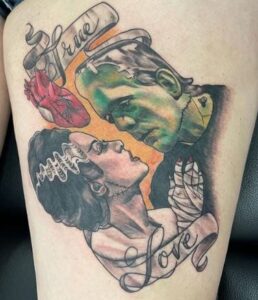 15 Latest Frankenstein Tattoo That Will Surprise You - Tattoo Twist