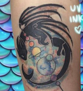 galaxy dragon tattoo 2