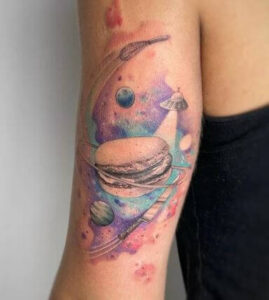 galaxy space tattoo 3