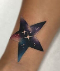 galaxy star tattoo